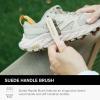imageJason Markk Suede Cleaning Kit Shoe Cleaner 2Piece Set Brush ampamp Stain Eraser Sneaker Care Ideal for Footwear Safe for Leather Suede Nubuck Cotton Knits