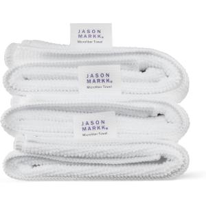imageJason Markk Microfiber Towel 3 Pack Shoe ampamp Hat Cleaner Tool Durable QuickDrying ampamp Absorbent Machine Washable 12 x 12 Inches