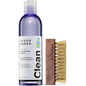 imageJason Markk Shoe Cleaning Brush and 8 Ounce Shoe Cleaner Bundles8 Oz Shoe Cleaner  Premium Brush Bundle